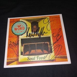 The Word Soul Food cd SIGNED BY BAND